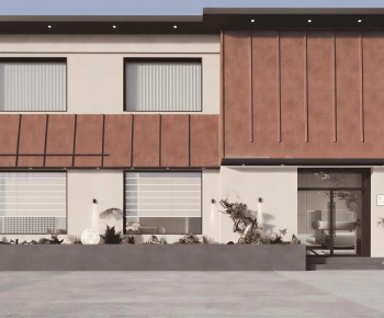 Modern Facade Element-ID:337476021