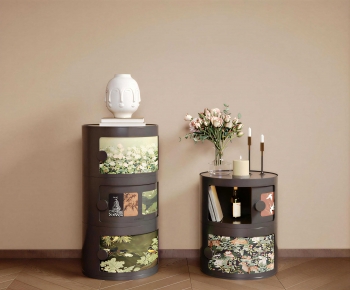 French Style Bedside Cupboard-ID:237188101