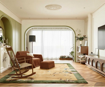 French Style A Living Room-ID:282862906