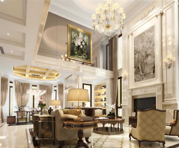 European Style A Living Room-ID:520267014