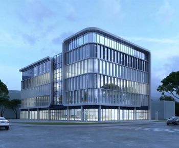 Modern Appearance Of Commercial Building-ID:657984027