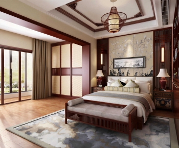 New Chinese Style Bedroom-ID:202128935