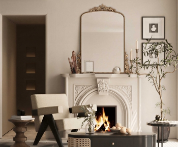 French Style Fireplace-ID:523454903