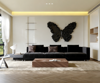 Modern A Living Room-ID:597834115