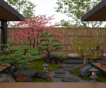 Japanese Style Courtyard/landscape-ID:268878948
