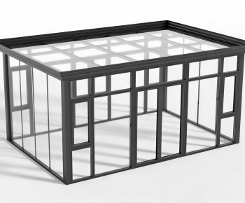Modern Glass Sunshine Room-ID:898549083
