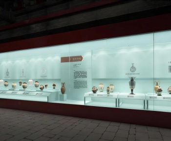 Modern Exhibition Hall-ID:734682085