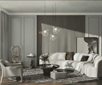 Modern A Living Room-ID:886626969