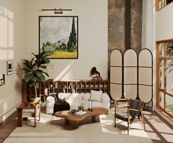 Modern A Living Room-ID:506200816