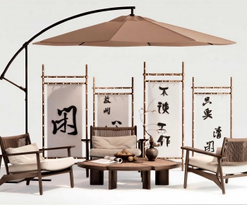 New Chinese Style Outdoor Chair-ID:494824898