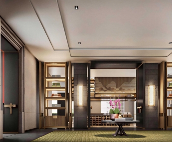 New Chinese Style Lobby Hall-ID:497934103