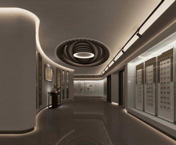 New Chinese Style Exhibition Hall-ID:129432929