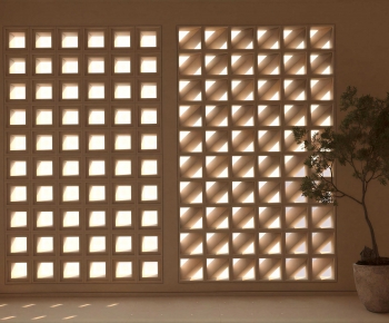 Modern Cement Brick Screen Partition-ID:960927019