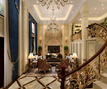 New Classical Style A Living Room-ID:846544986