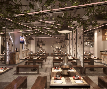 Industrial Style Hot Pot Restaurant-ID:302648077