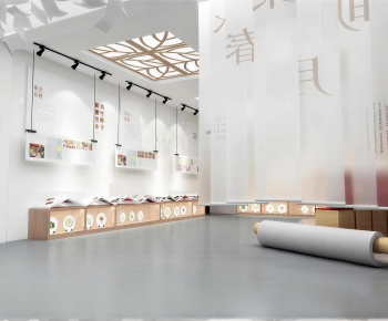 New Chinese Style Exhibition Hall-ID:999566081