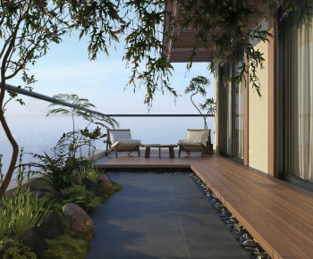 New Chinese Style Courtyard/landscape-ID:846457008