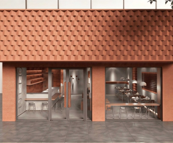 Modern Facade Element-ID:487624885
