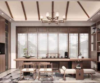 New Chinese Style Tea House-ID:377480988