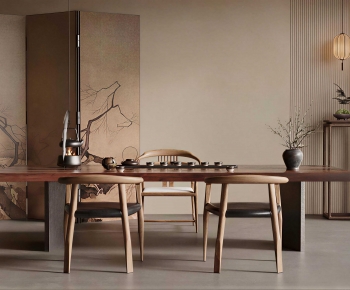 New Chinese Style Tea Tables And Chairs-ID:788793094