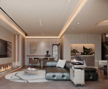 Modern A Living Room-ID:127757078