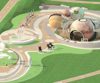 Modern Park Landscape-ID:685832023