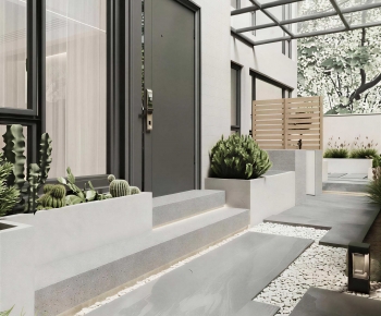 Modern Courtyard/landscape-ID:781033999