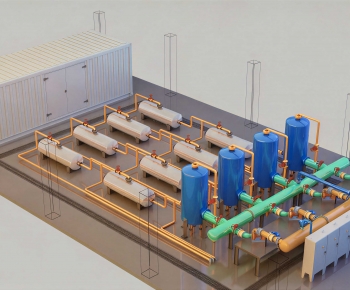 Industrial Style Industrial Equipment-ID:624753005