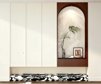 French Style Entrance Cabinet-ID:744416003