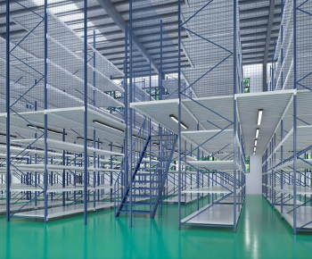 Industrial Style Factory Floor/warehouse-ID:995229961