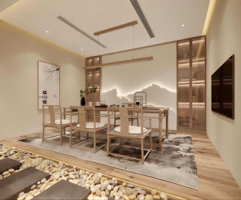 New Chinese Style Tea House-ID:192960984