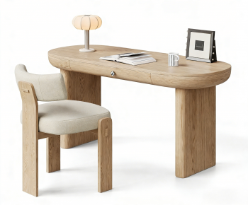 Modern Computer Desk And Chair-ID:633893013