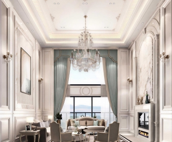 European Style A Living Room-ID:718936921
