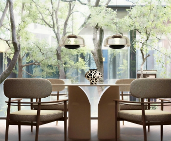 Modern Dining Table And Chairs-ID:225177054