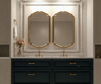French Style Bathroom Cabinet-ID:627008918