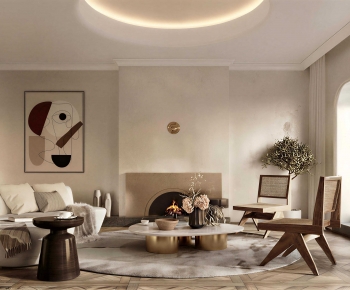 Wabi-sabi Style A Living Room-ID:551841025