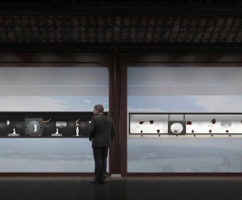 New Chinese Style Exhibition Hall-ID:422940366