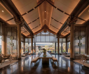 New Chinese Style Lobby Hall-ID:819742927