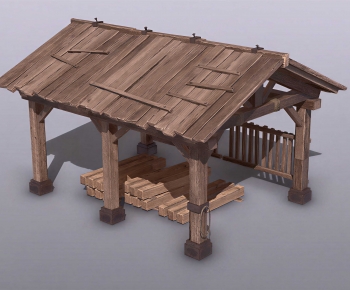 Modern Building Component-ID:612140894