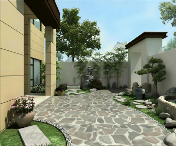 New Chinese Style Courtyard/landscape-ID:156631951
