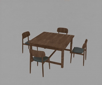Modern Dining Table And Chairs-ID:310410983