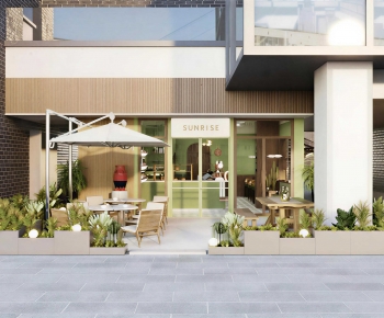 Modern Facade Element-ID:154628041
