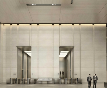Modern Office Elevator Hall-ID:531100993