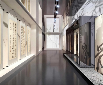 New Chinese Style Exhibition Hall-ID:376610044