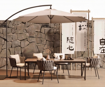 New Chinese Style Outdoor Tables And Chairs-ID:821103106