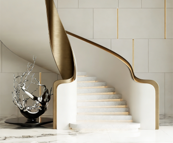 Modern Rotating Staircase-ID:483748943
