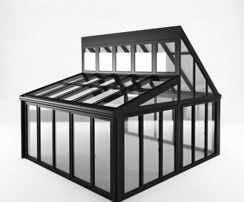 Modern Glass Sunshine Room-ID:989448075
