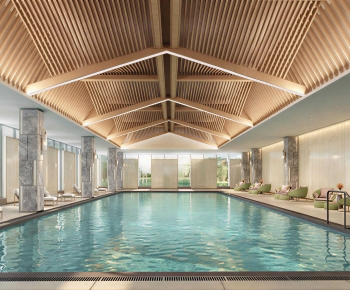 Modern Swimming Pool-ID:856508023