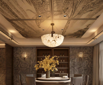 New Chinese Style Dining Room-ID:675996077