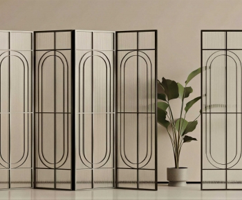 Modern Glass Screen Partition-ID:110590932